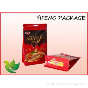 Heat Sealable Side Gusset Flat Bottom Pouch With Ziplock Fo